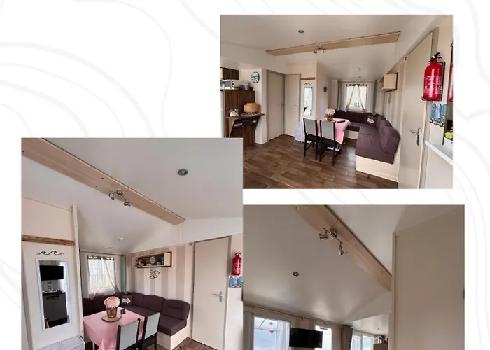 Camping mobil-home 1 à 6 personnes 2 chambres 2 sde le Portel 62480